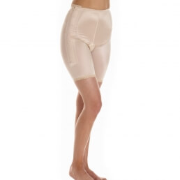 Female, Pants, Mid thigh, Waist, Normal Support, side Zip, Open crotch